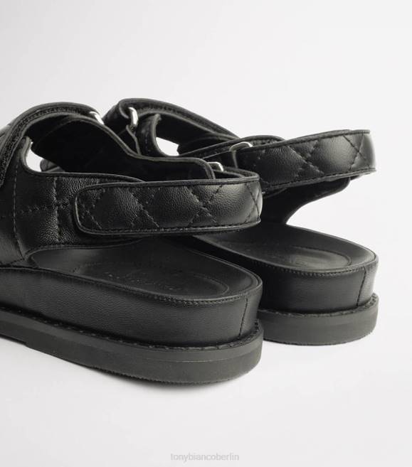 Sandalen| de Tony Bianco Frauen Hiranni-Sandalen schwarzes Schafsnappa 4624614